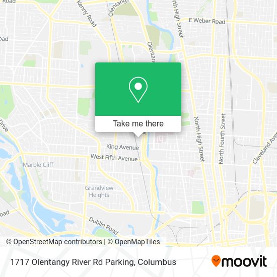 1717 Olentangy River Rd Parking map