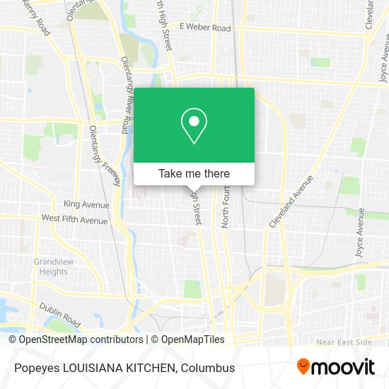 Popeyes LOUISIANA KITCHEN map