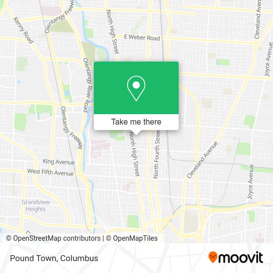Mapa de Pound Town