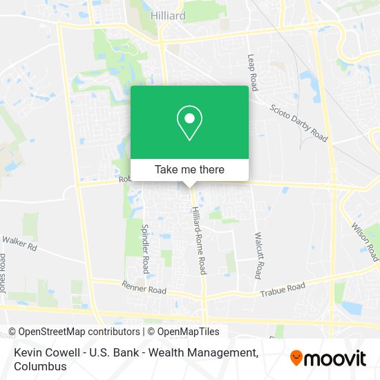 Kevin Cowell - U.S. Bank - Wealth Management map