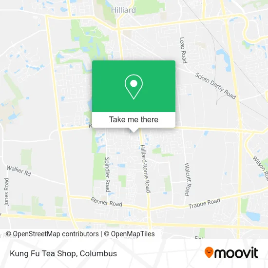 Mapa de Kung Fu Tea Shop