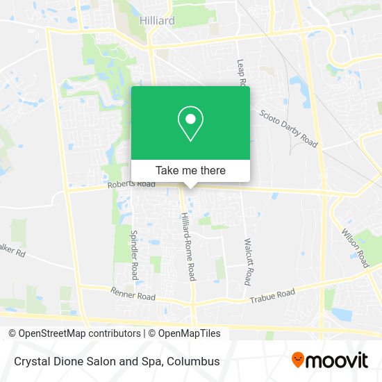Crystal Dione Salon and Spa map