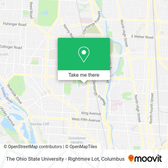 The Ohio State University - Rightmire Lot map