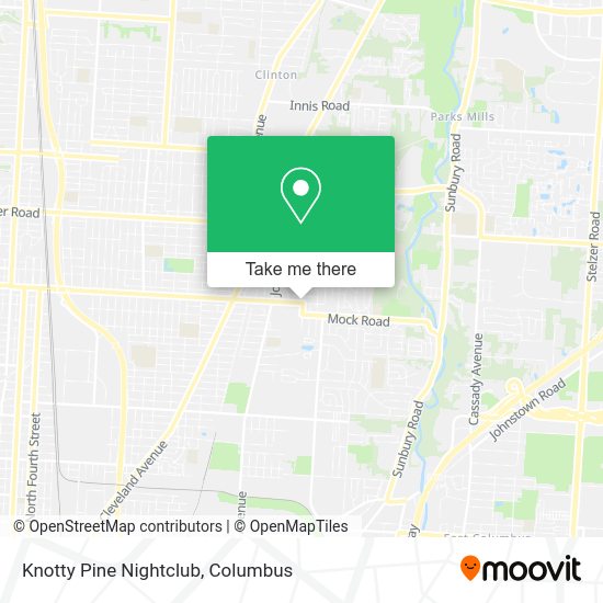 Knotty Pine Nightclub map