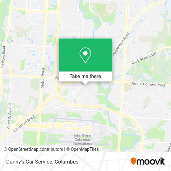 Mapa de Danny's Car Service