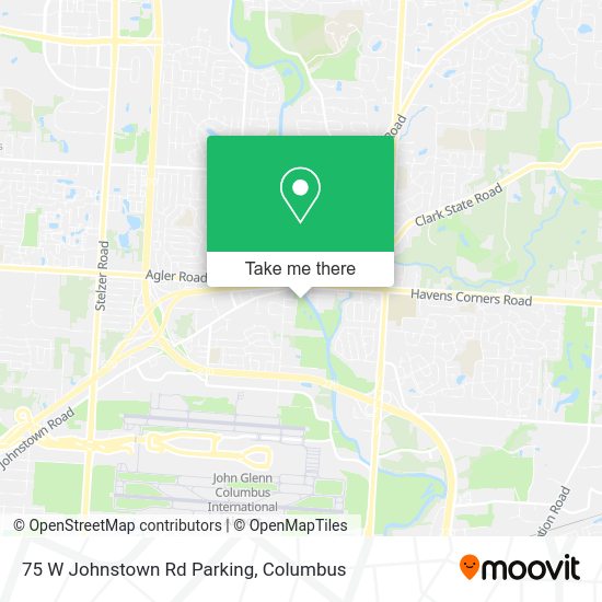 75 W Johnstown Rd Parking map