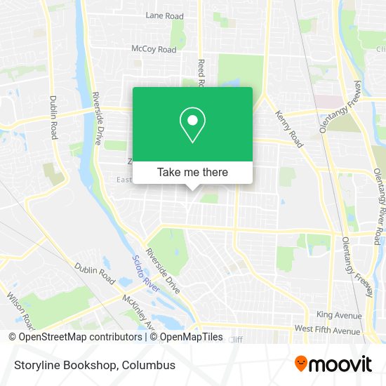 Storyline Bookshop map