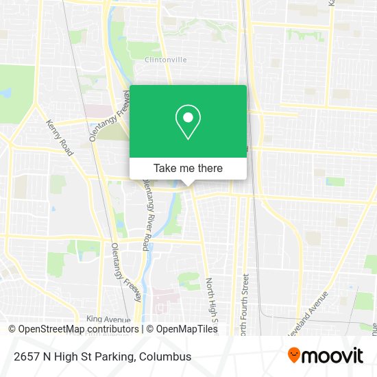 2657 N High St Parking map