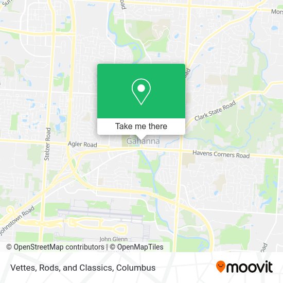 Vettes, Rods, and Classics map
