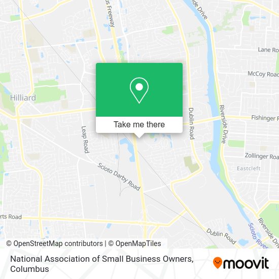 National Association of Small Business Owners map