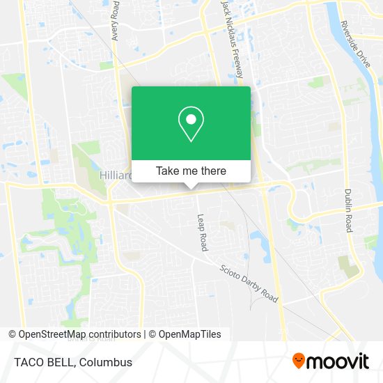 Mapa de TACO BELL
