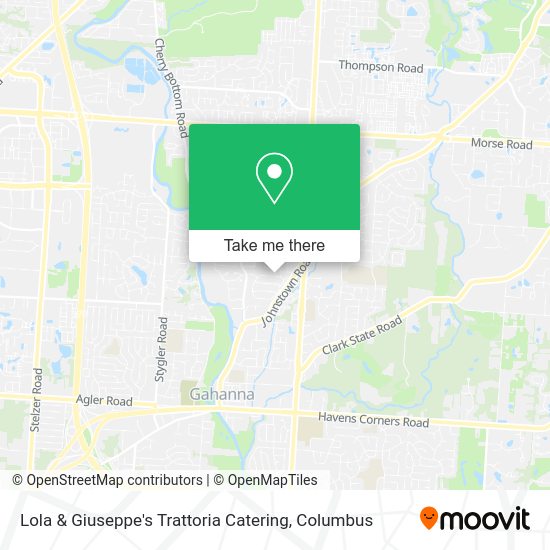 Mapa de Lola & Giuseppe's Trattoria Catering