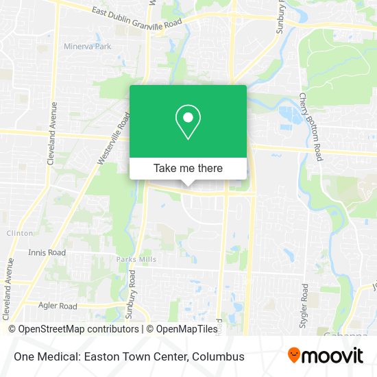 Mapa de One Medical: Easton Town Center