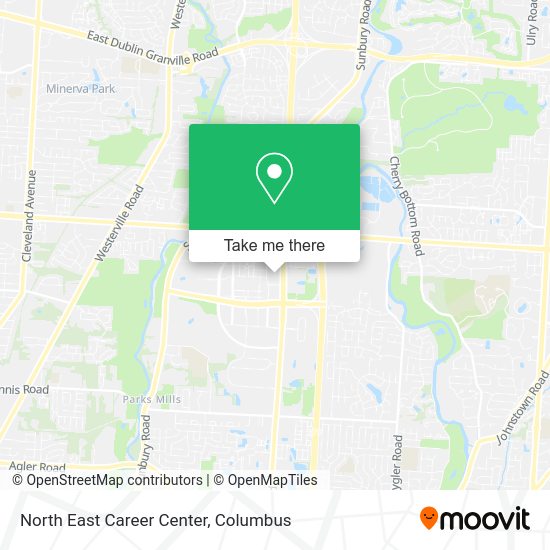 North East Career Center map