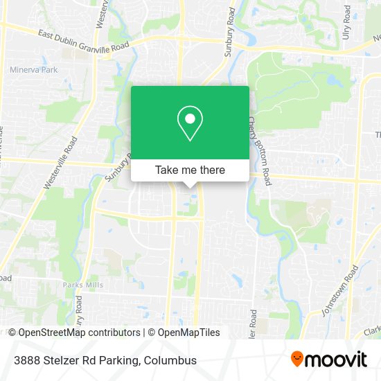 Mapa de 3888 Stelzer Rd Parking