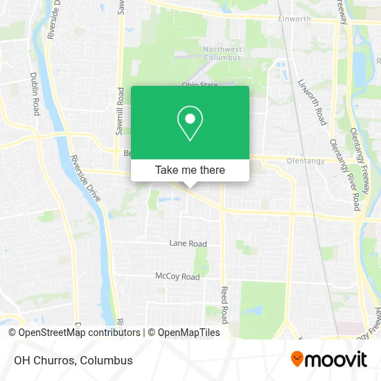 OH Churros map