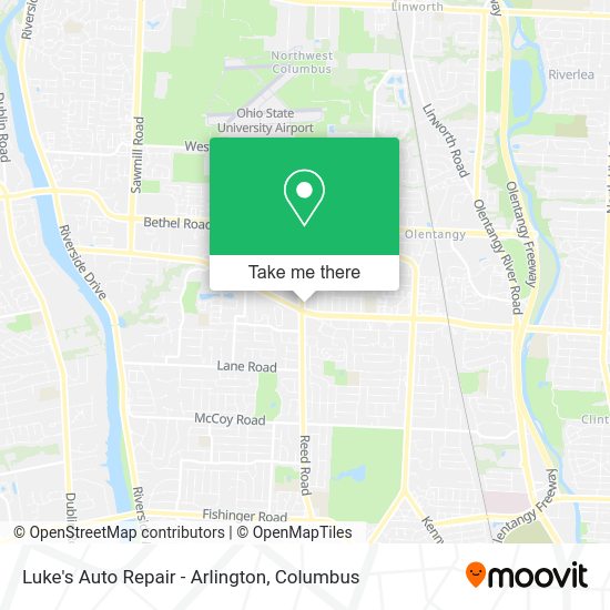 Mapa de Luke's Auto Repair - Arlington