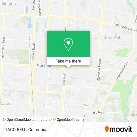 TACO BELL map