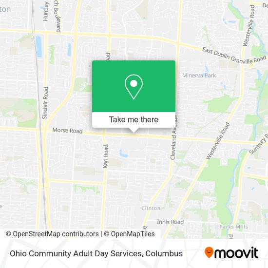 Mapa de Ohio Community Adult Day Services