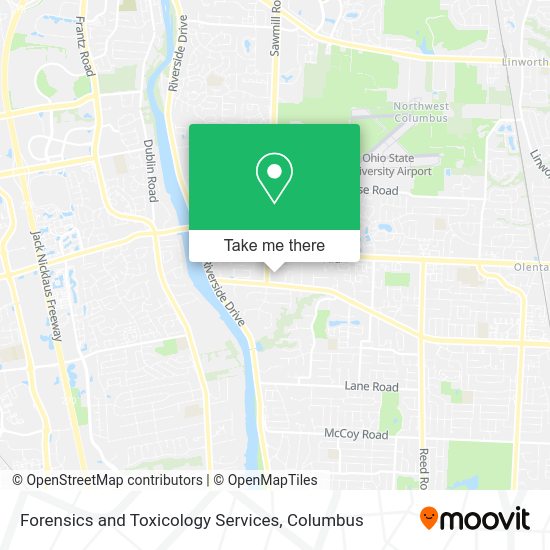 Forensics and Toxicology Services map