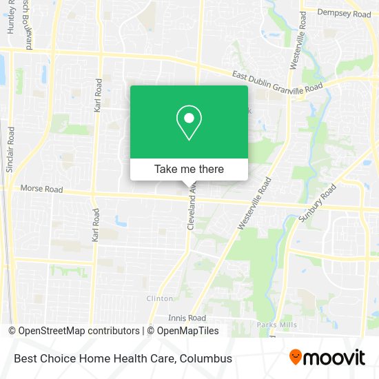 Best Choice Home Health Care map