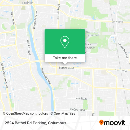 2524 Bethel Rd Parking map