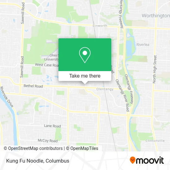Mapa de Kung Fu Noodle
