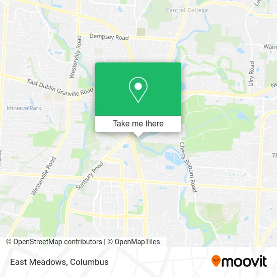 East Meadows map