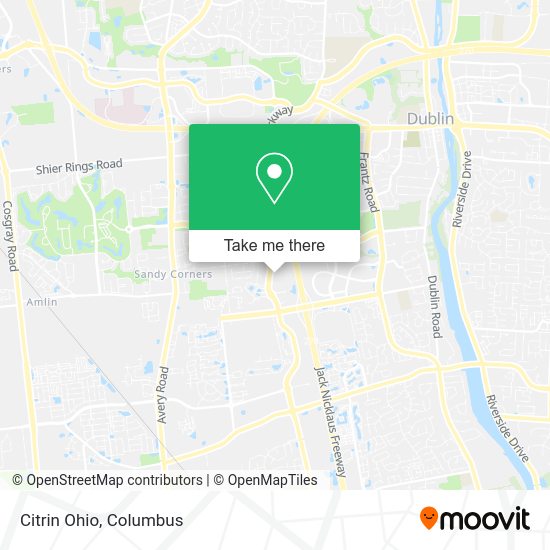 Mapa de Citrin Ohio