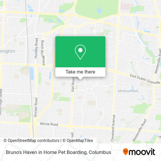 Bruno's Haven in Home Pet Boarding map