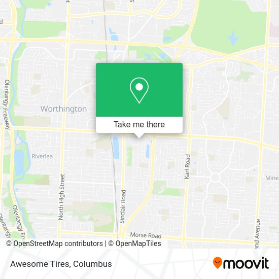 Mapa de Awesome Tires