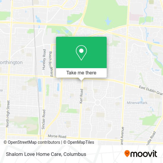 Shalom Love Home Care map