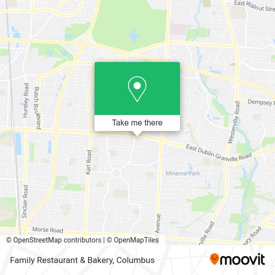 Mapa de Family Restaurant & Bakery