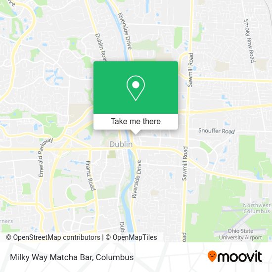 Mapa de Milky Way Matcha Bar