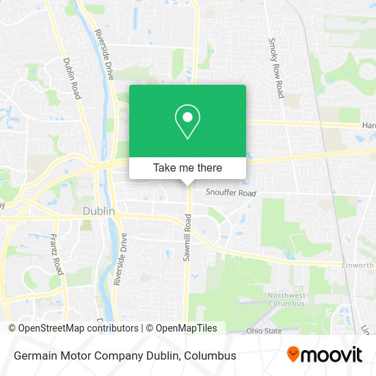 Germain Motor Company Dublin map