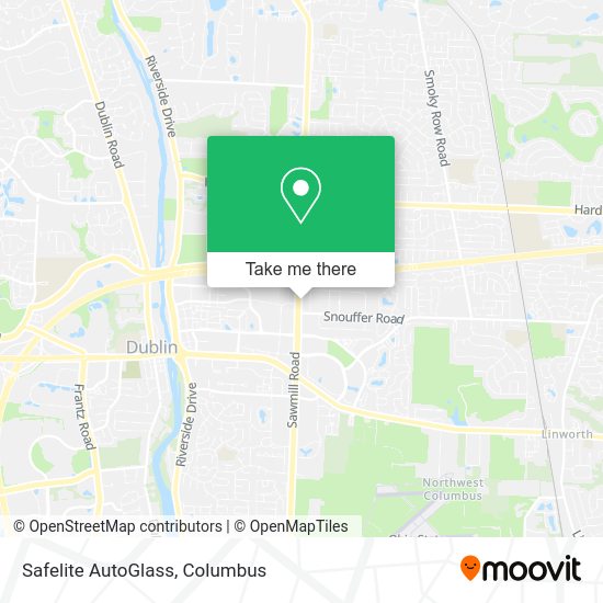 Mapa de Safelite AutoGlass