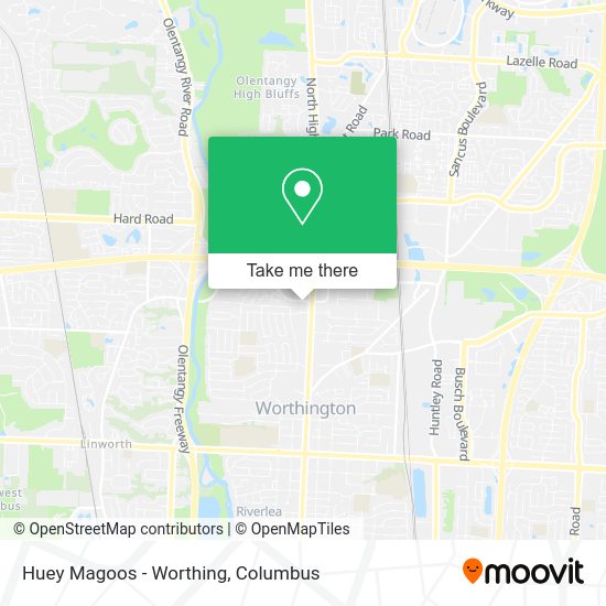 Huey Magoos - Worthing map
