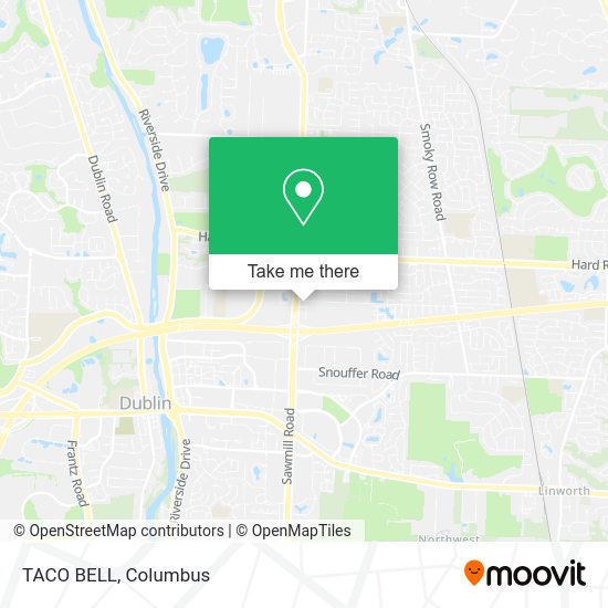 Mapa de TACO BELL