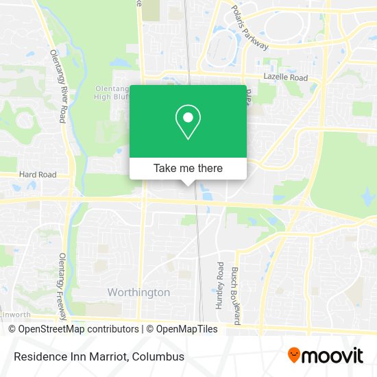 Residence Inn Marriot map