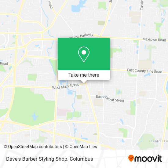 Dave's Barber Styling Shop map