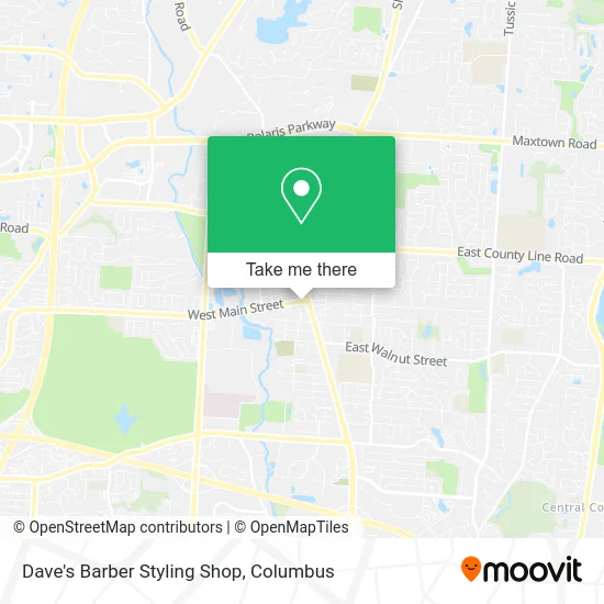 Mapa de Dave's Barber Styling Shop