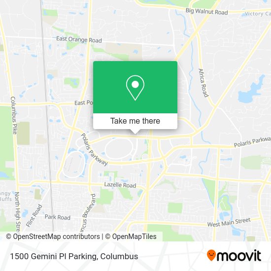1500 Gemini Pl Parking map