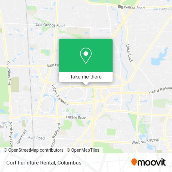 Cort Furniture Rental map