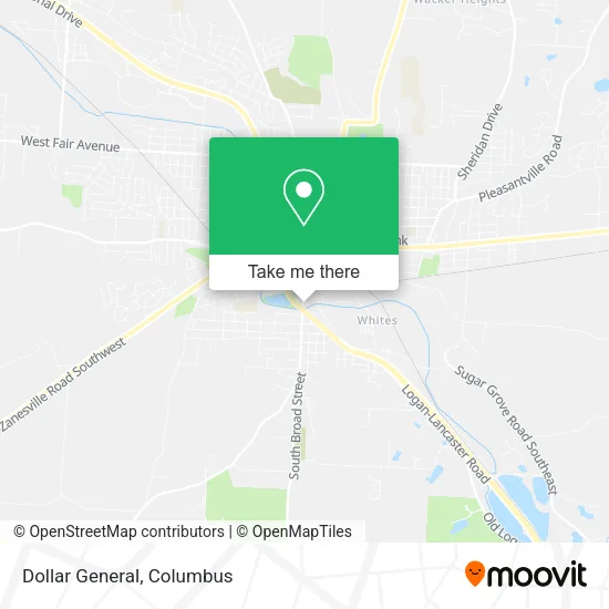 Mapa de Dollar General