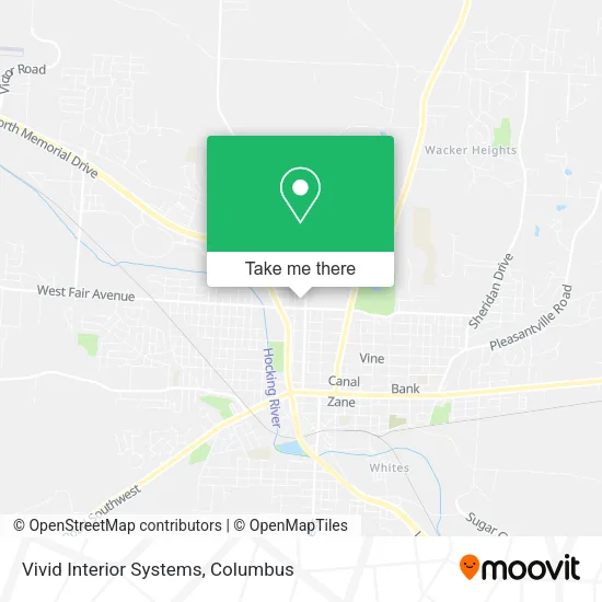 Mapa de Vivid Interior Systems
