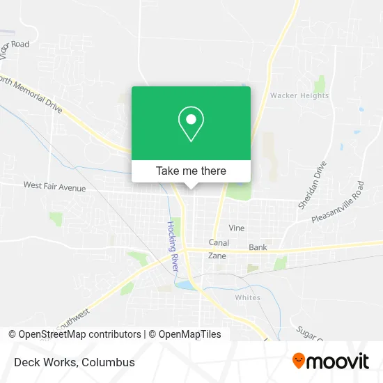 Deck Works map