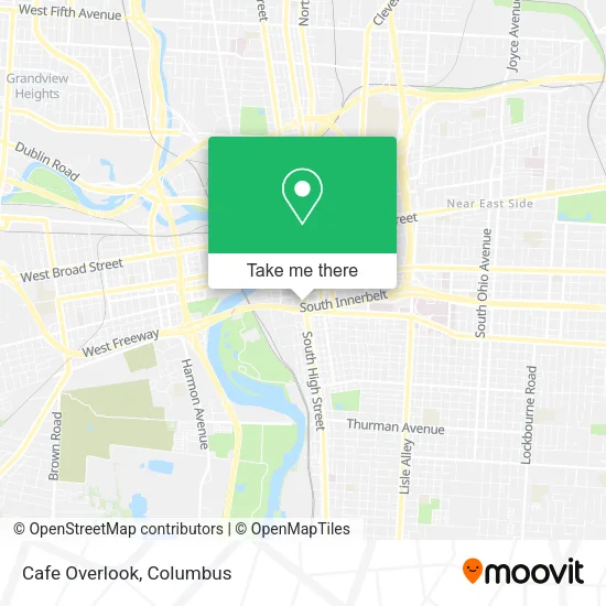Cafe Overlook map