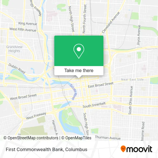 Mapa de First Commonwealth Bank
