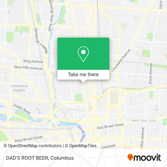Mapa de DAD'S ROOT BEER