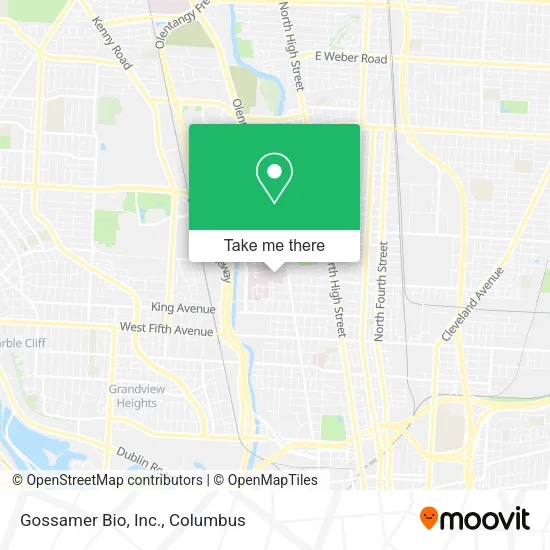 Mapa de Gossamer Bio, Inc.